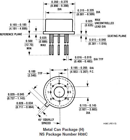 LM158H/883Q,NS IC