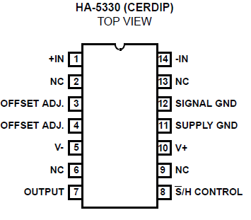 HA1-5330/883C quotation,HA1-5330/883C short L/T,HA1-5330/883C datasheet