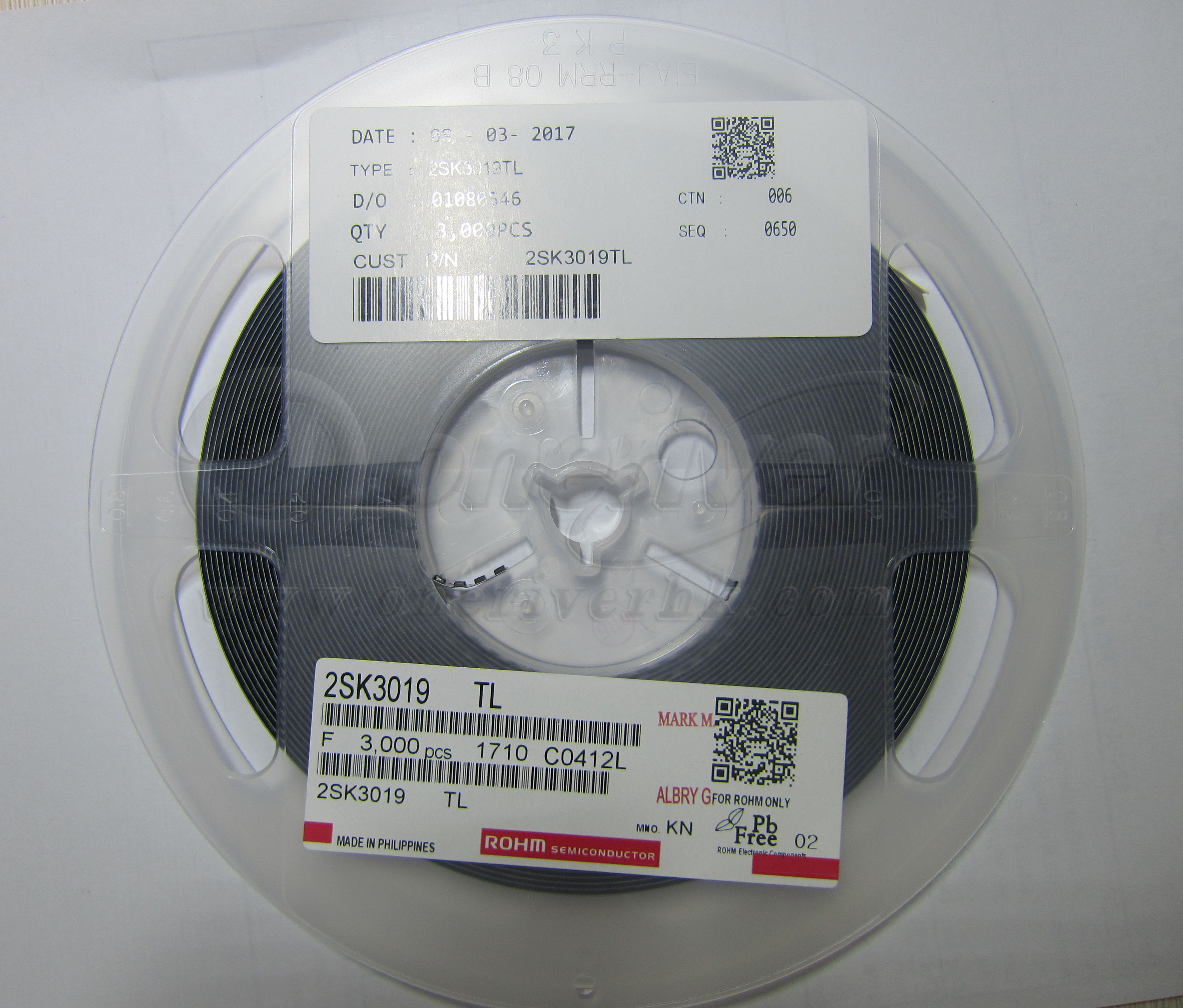 Rohm Semiconductor MOSFET N-CH 30V .1A SOT416 2SK3019TL