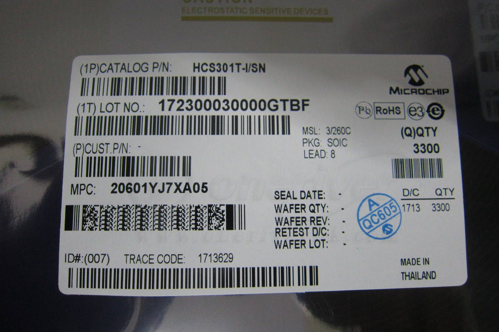 HCS301T-I/SN